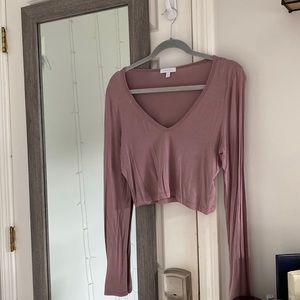 Beyondyoga cropped long sleeve FREE SHIPPING!